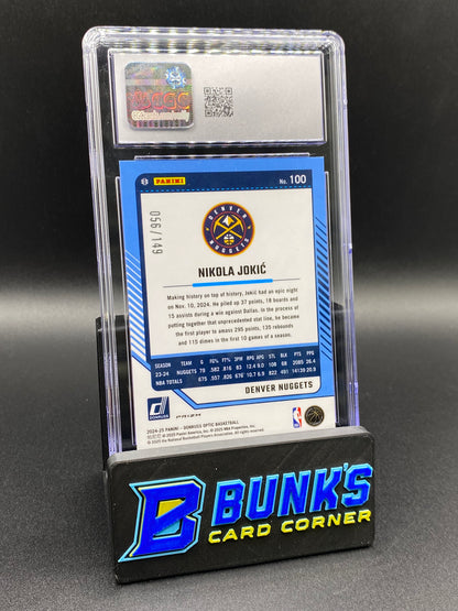 2024-25 Nikola Jokic Green Shock CGC 10 56/149
