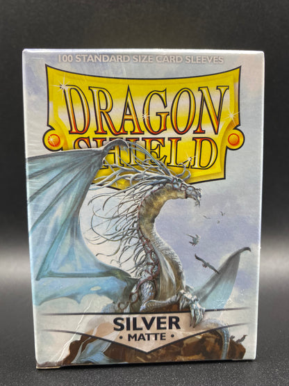Dragon Shield 100 Sleeves Matte Silver