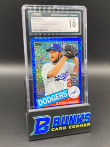 2020 Clayton Kershaw Blue 60/150 CGC 10