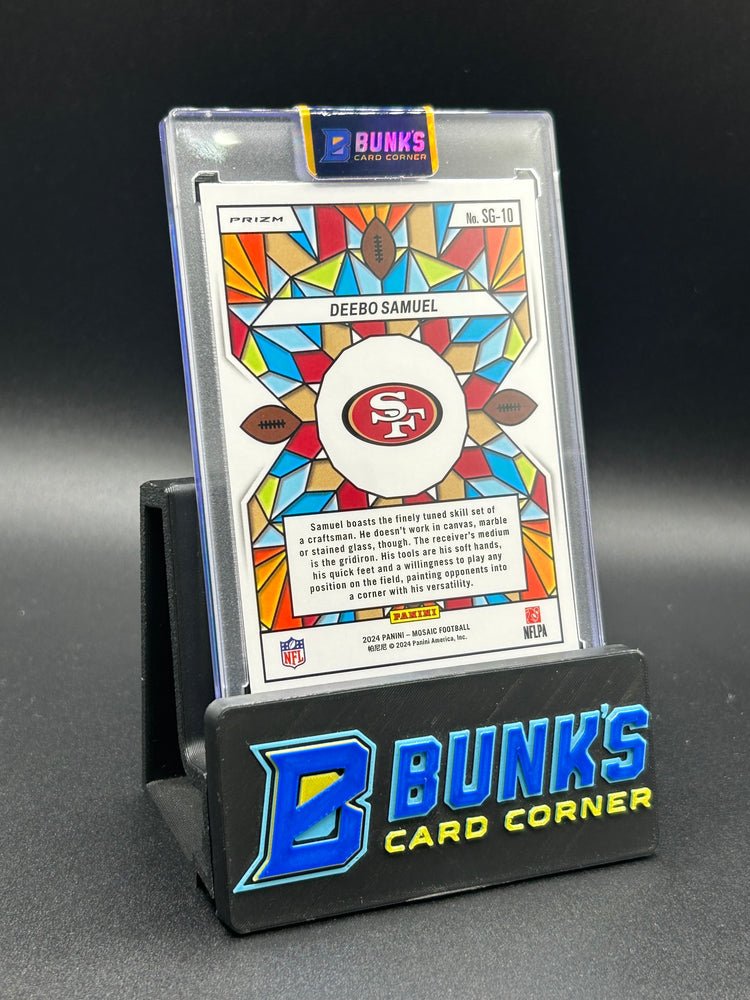2024 Deebo Samuel Panini Mosaic Stained Glass Case Hit