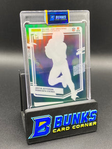 2023 Justin Jefferson Clearly Donruss Green 21/25