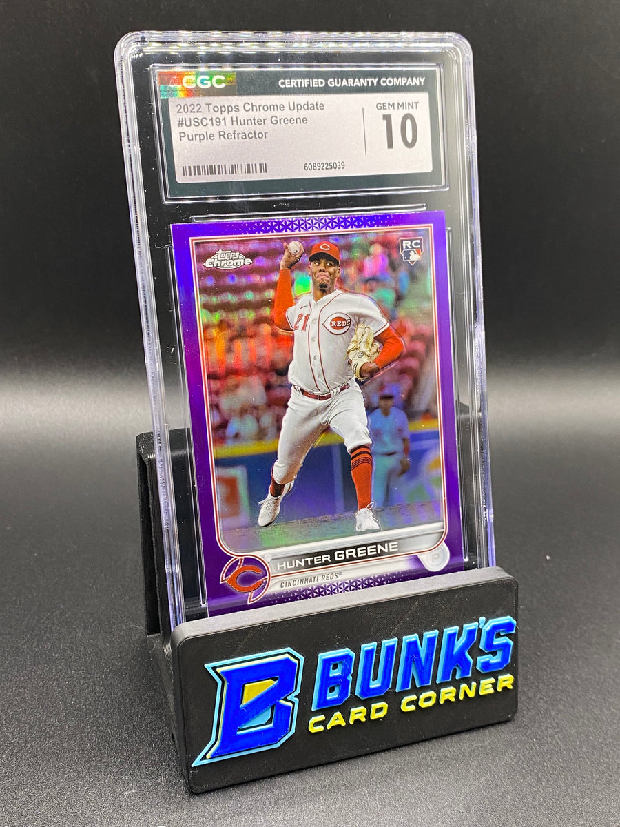 2022 Hunter Greene Purple Ref. Rc CGC 10