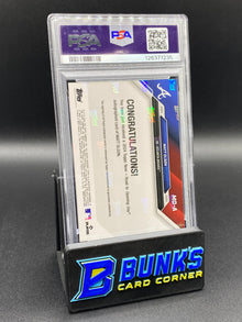 2024 Matt Olson Road to Opening Day 33/49 Auto PSA Auto 9