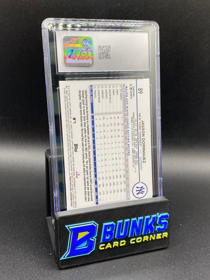 2024 Jasson Dominguez Purple Sonar Ref. 100/275 Rc CGC 10