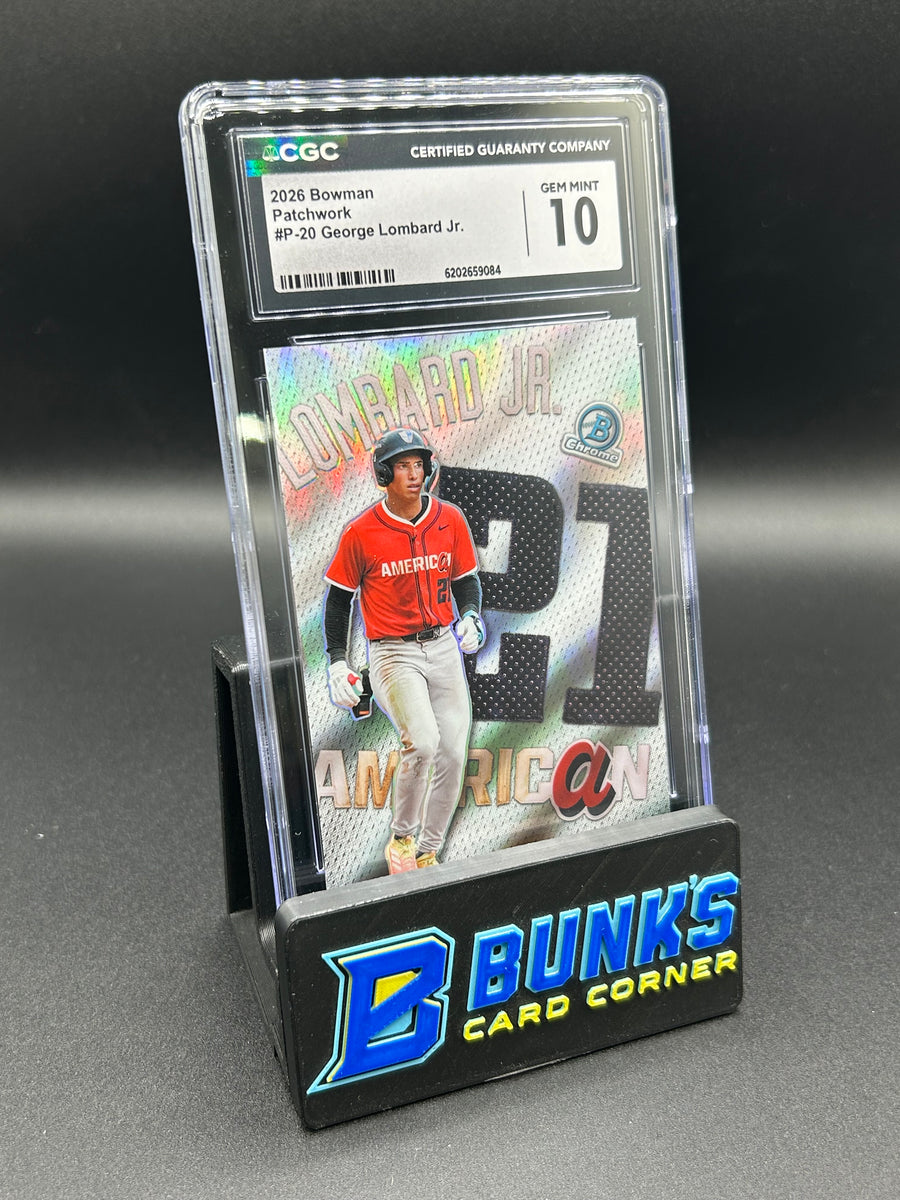 2026 George Lombard Jr. Bowman Patchwork Case Hit CGC 10