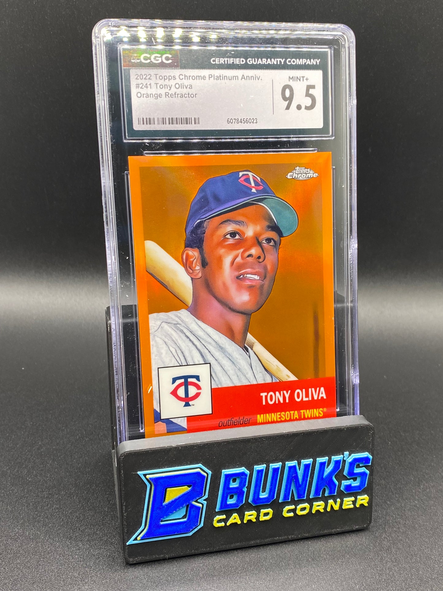 2022 Tony Oliva Orange Ref. 1/25 CGC 9.5 HOF
