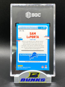 2023 Sam Laporta AUTOGRAPHED Holo Prizm 24/75 (Box B6)