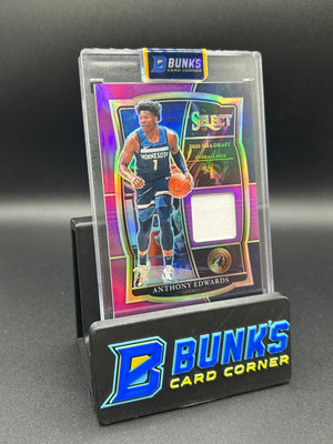 2021 Anthony Edwards Panini Select Patch Rc 82/99