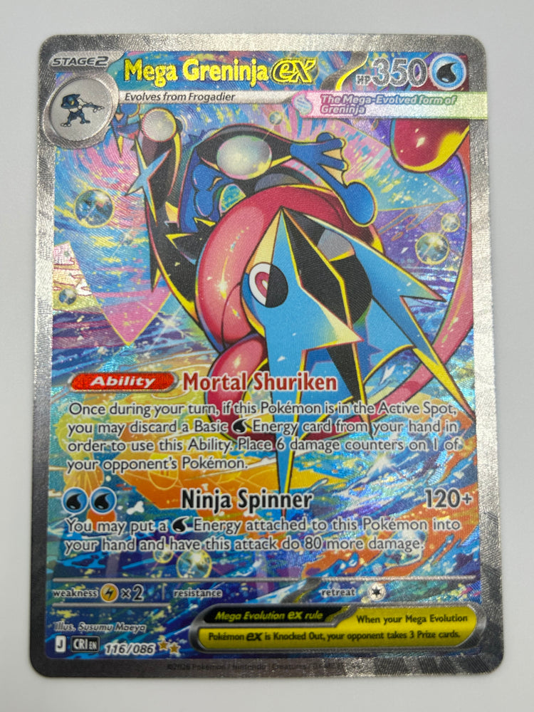 Mega Greninja Ex SIR Chaos Rising NM