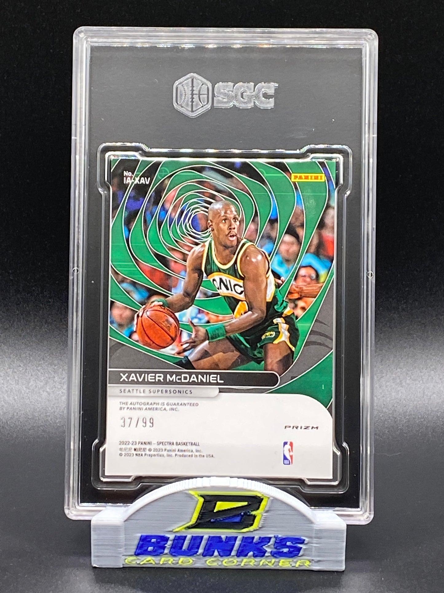 2022-23 Xavier McDaniel AUTOGRAPHED 37/99 (Box B4)