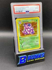 Nidoking Holo 1st Edition SHADOWLESS PSA 2