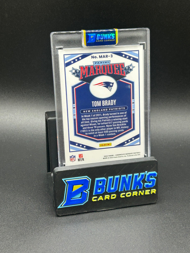 2022 Tom Brady Marquee Purple Chronicles 8/25