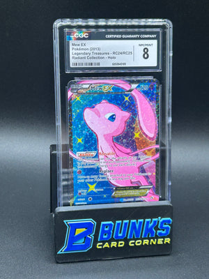 Mew ex Radiant Collect Holo CGC 8