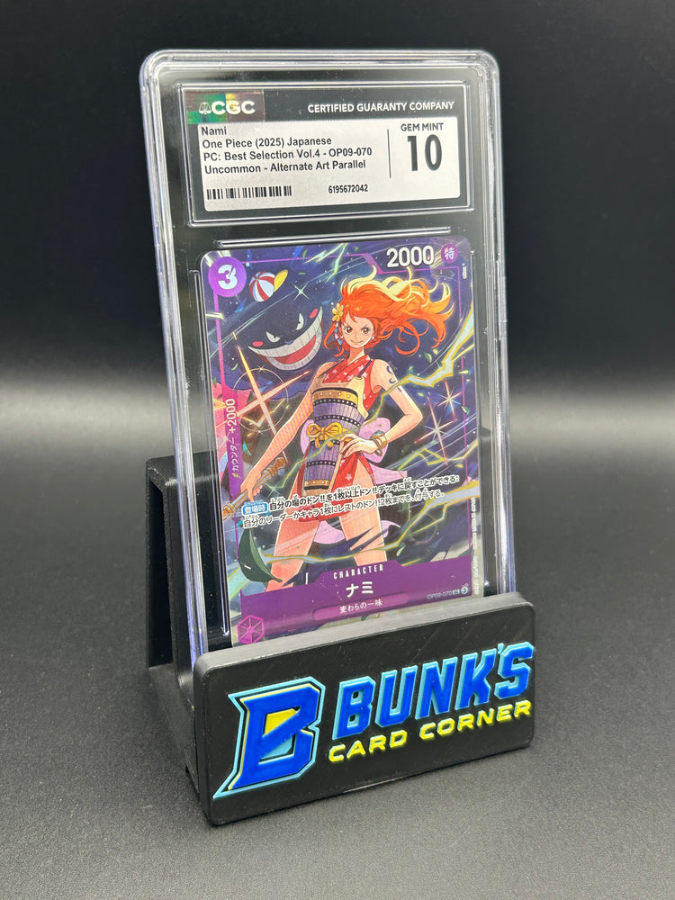 Nami Umcommon Parallel OP09-070 CGC 10 Japanese