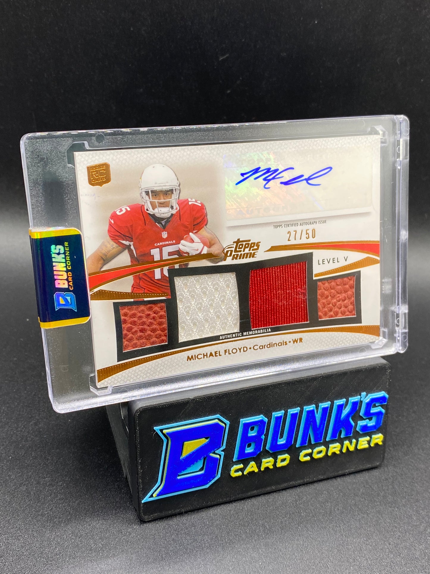 Michael Floyd Topps Prime Patches 27/50 Auto