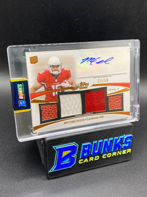Michael Floyd Topps Prime Patches 27/50 Auto