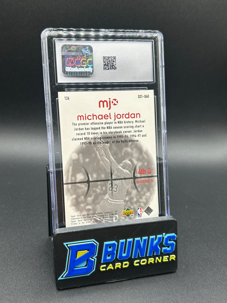 1998 Michael Jordan Upper Deck MJx Red CGC 8