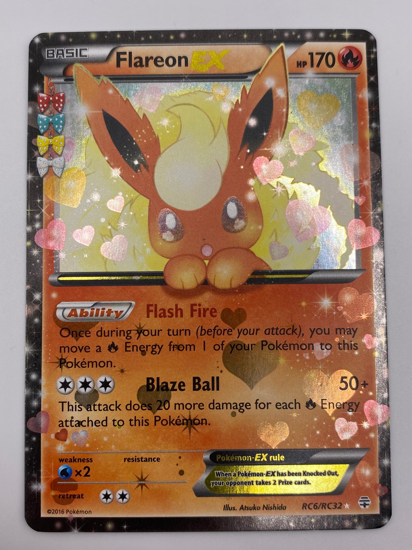 Flareon Ex Holo Radiant Collection MP