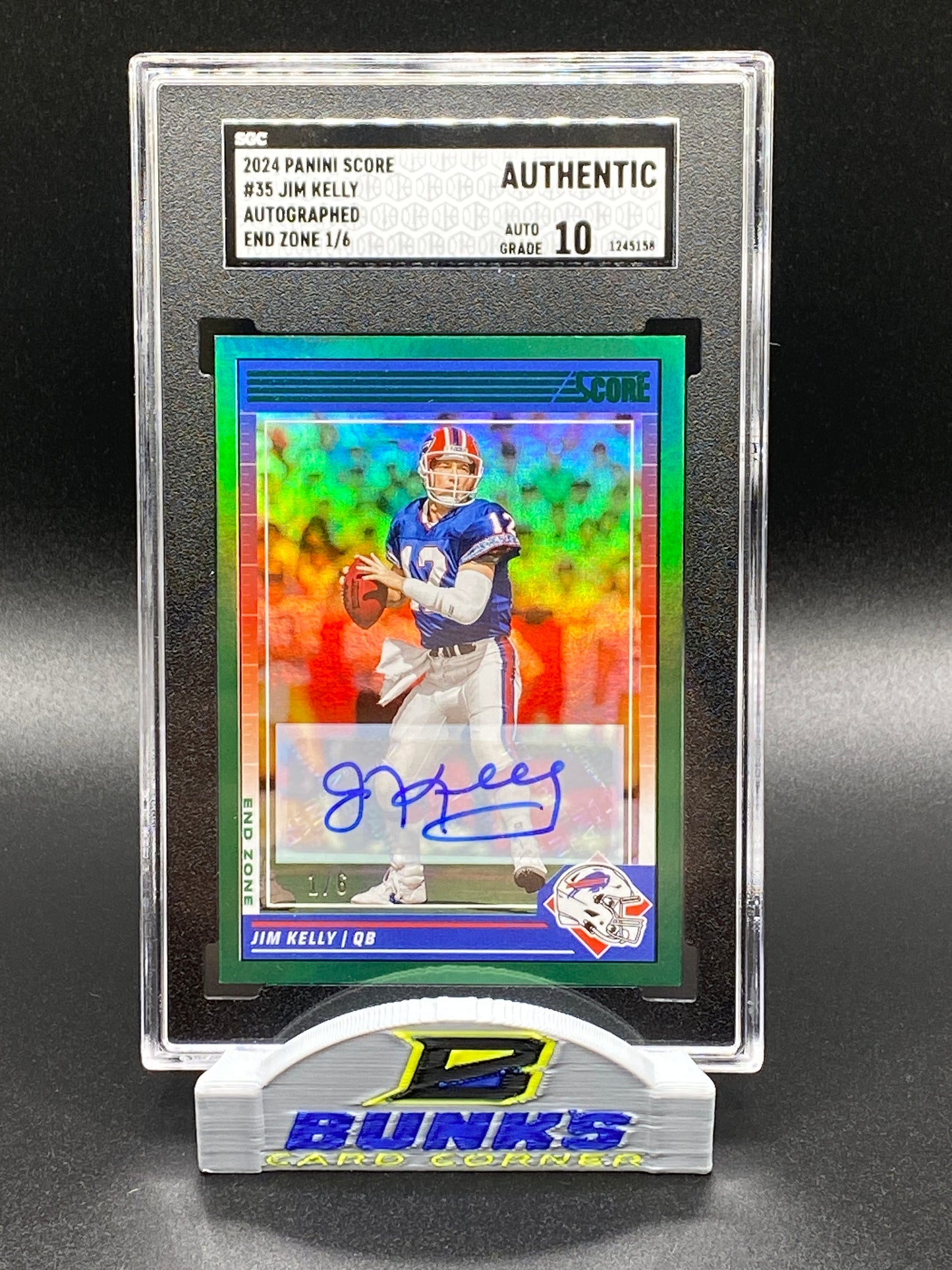 2024 Jim Kelly AUTOGRAPHED 1/6