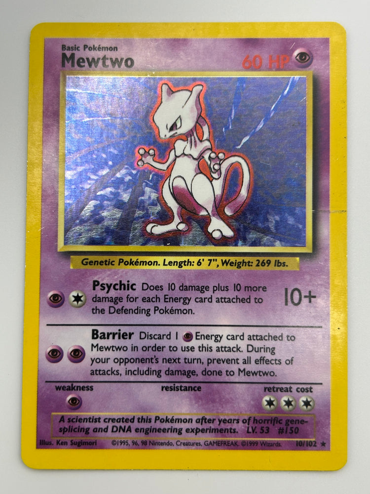 Mewtwo Holo Base Set MP