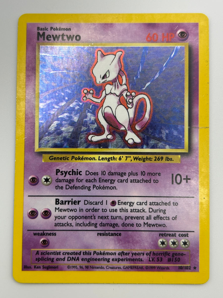 Mewtwo Holo Base Set MP