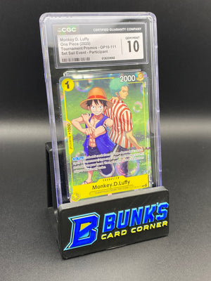 Monkey D. Luffy Promo CGC  10