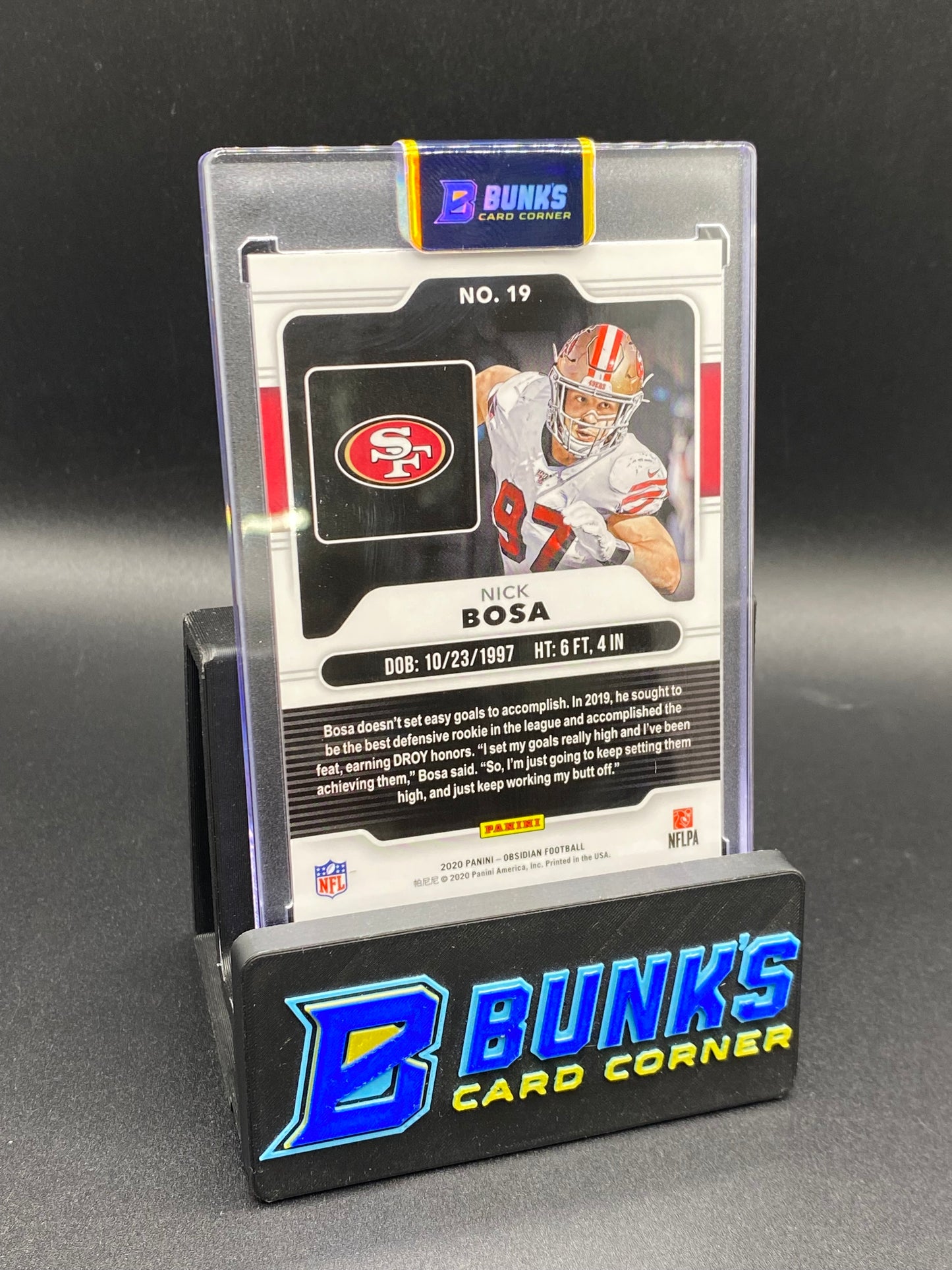 2020 Nick Bosa Obsidian White Contra SSP