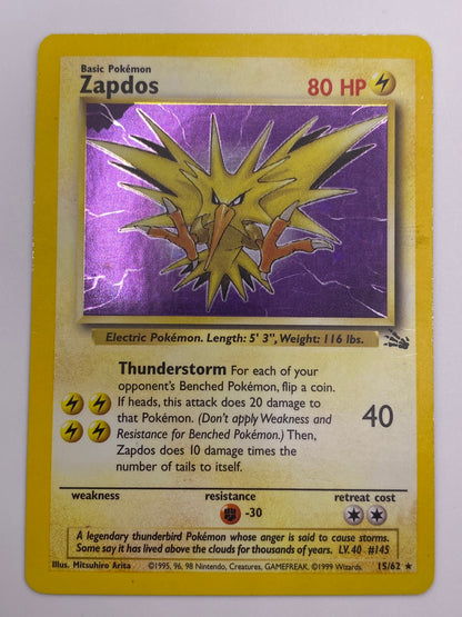 Zapdos Holo Fossil MP