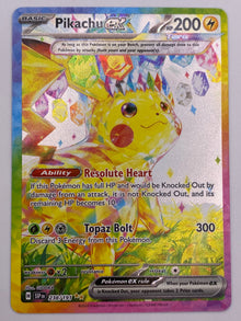 Pikachu Ex SIR Surging Sparks NM