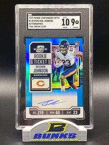 2023 Roschon Johnson AUTOGRAPHED Teal Prizm 12/99 (Box B7)