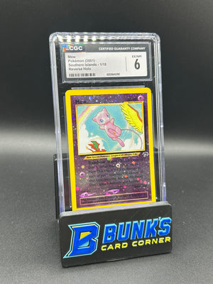 Mew Reverse Holo Southern Islands CGC 6