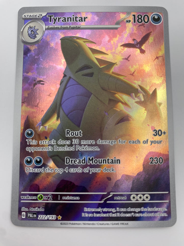 Tyranitar Illustration Rare Paldea Evolved NM