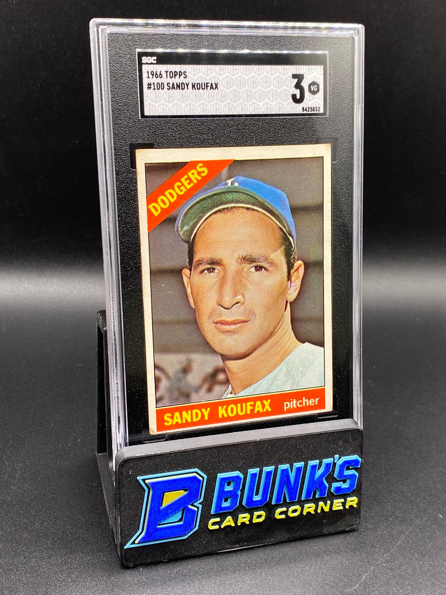 1966 Sandy Koufax SGC 3 HOF