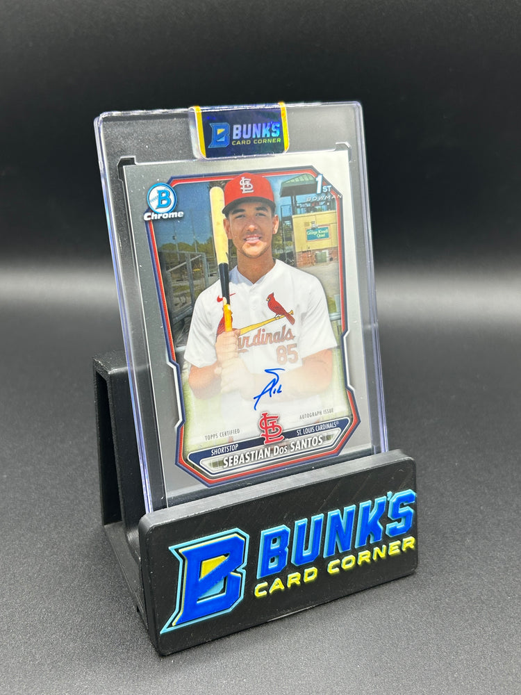 2026 Sebastian Dos Santos First Bowman Chrome Base Auto