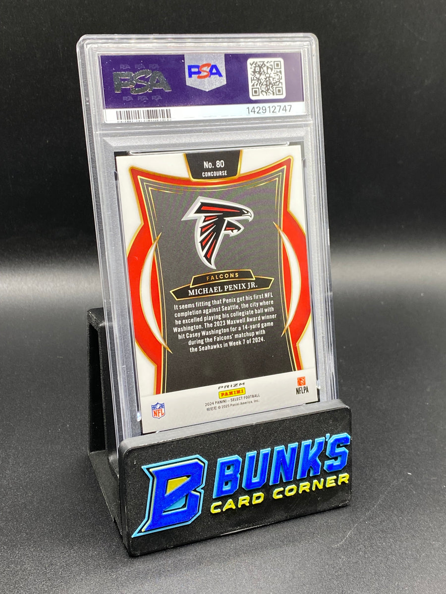 2024 Michael Penix Jr. Red & Blue Shock Rc PSA 10