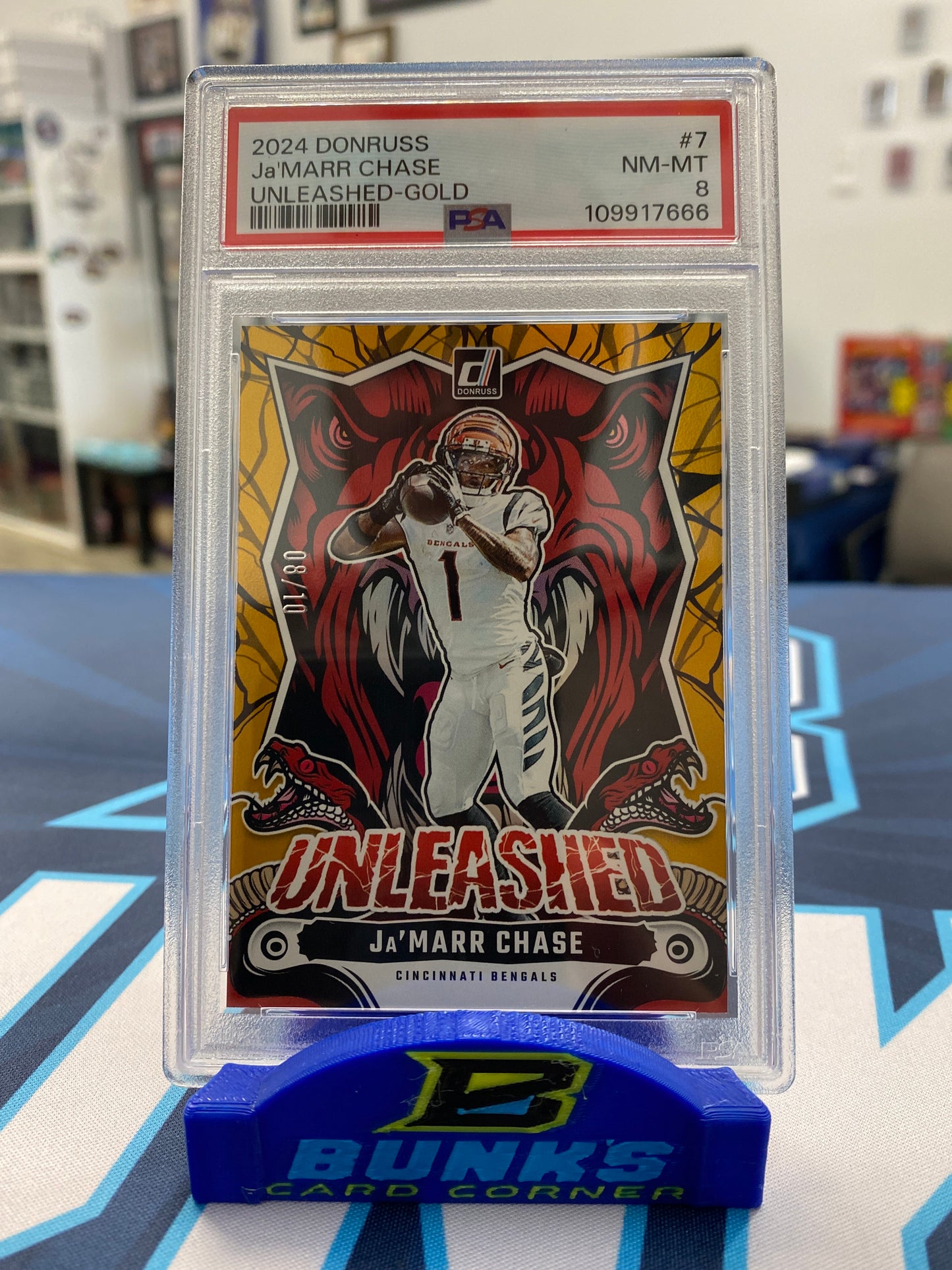 2024 Ja’Marr Chase Unleashed Gold 8/10