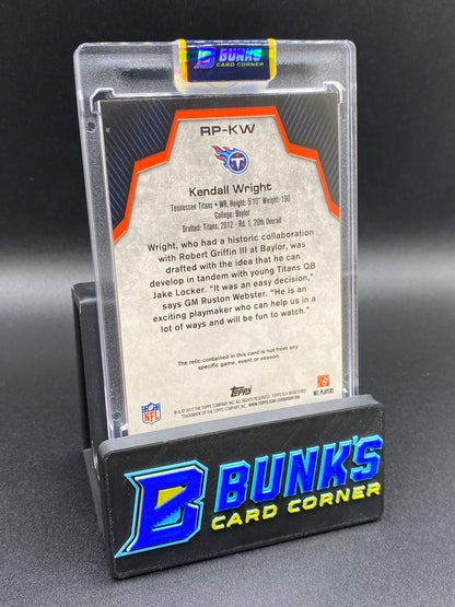 2012 Topps Kendall Wright Patch Rc