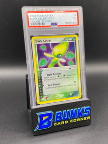 Dark Celebi Holo Hidden Legends PSA 7