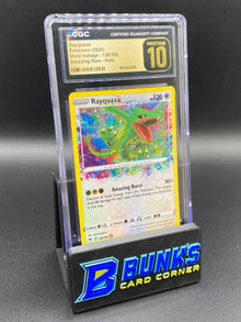 Rayquaza Amazing Rare Vivid Voltage CGC PRISTINE 10