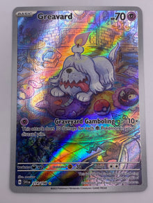 Greavard Illustration Rare Scarlet & Violet Base NM