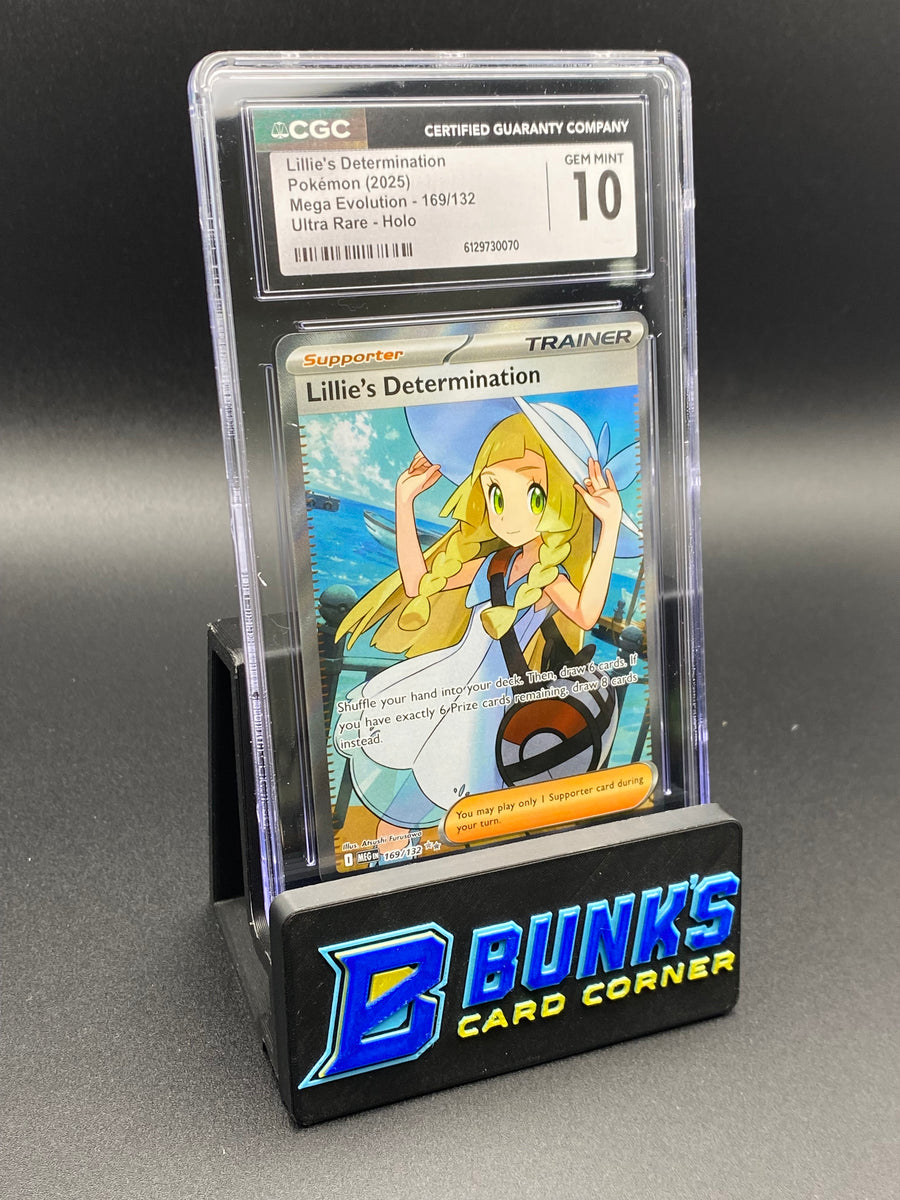 Lillie's Determination Full Art Mega Evolution CGC 10