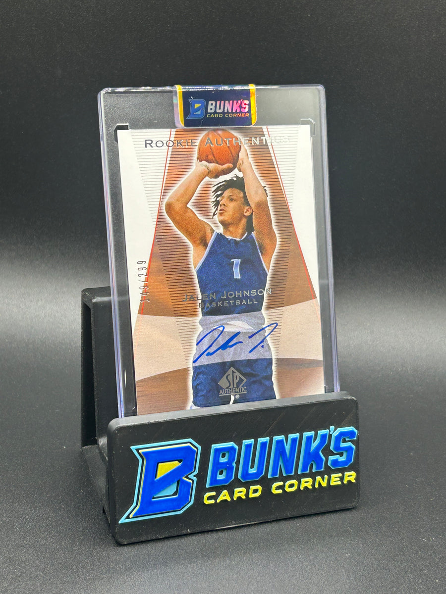 2021 Jalen Johnson Upper Deck On Card Auto RC 149/299