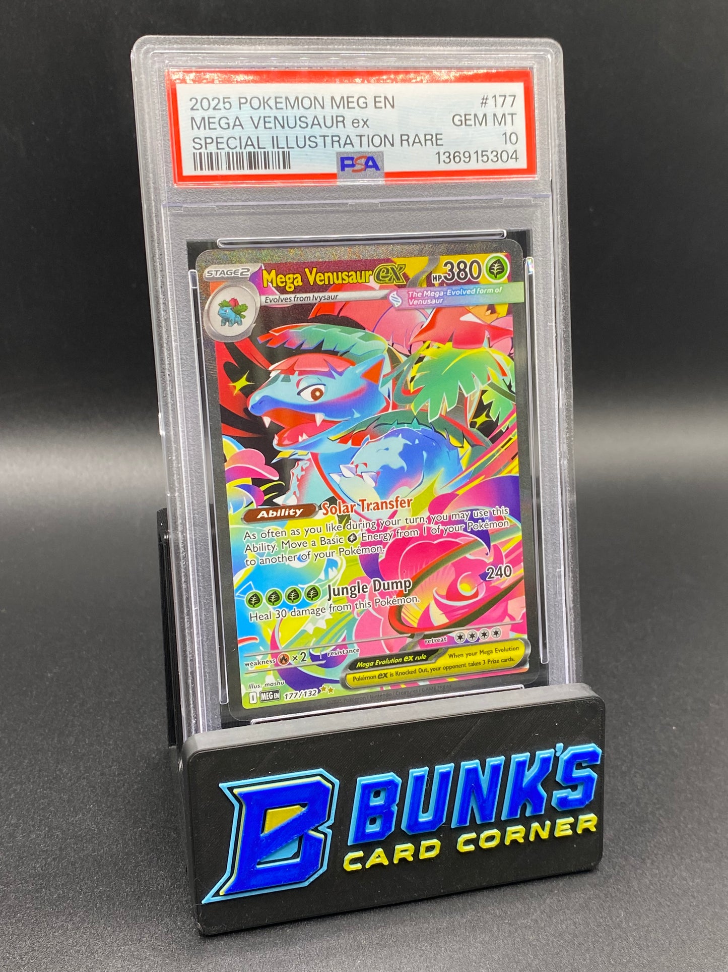 Mega Venusaur ex SIR Mega Evolutions PSA 10