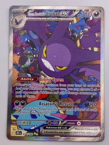 Team Rocket's Crobat Ex SIR Destined Rivals NM