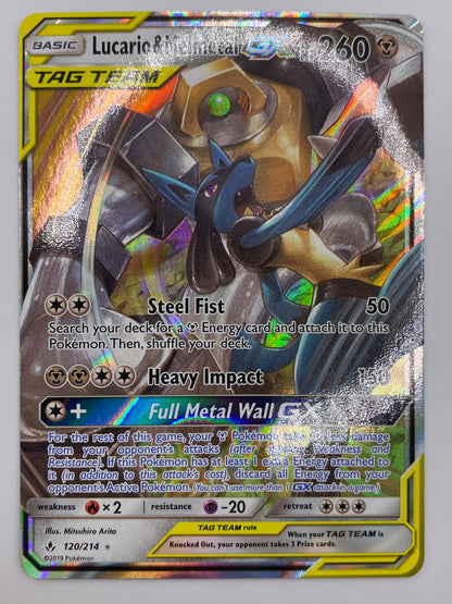 Lucario & Melmetal Gx Tag Team Unbroken Bonds LP