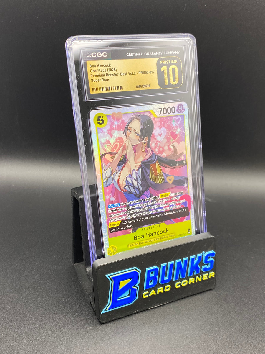 Boa Hancock Super Rare PRB02-017 CGC PRISTINE 10