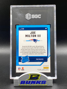 2024 Joe Milton III Rookie Card Red Wave Prizm SGC 10 (Box B12)