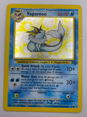 Vaporeon Holo Jungle MP