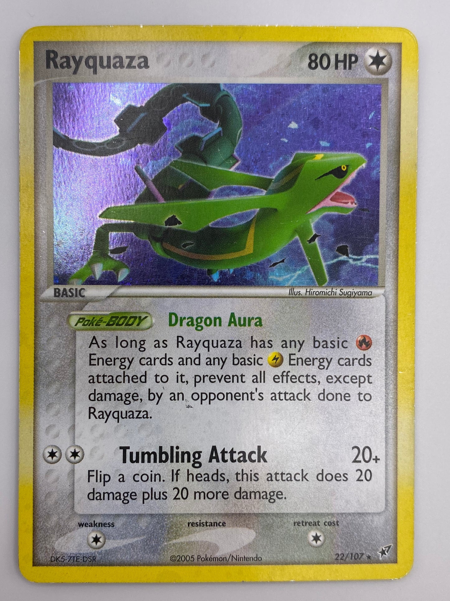 Rayquaza Holo Ex Deoxys LP