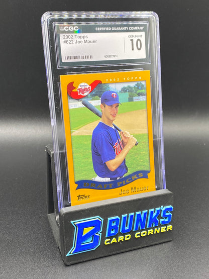 2002 Joe Mauer CGC 10 HOF Rc